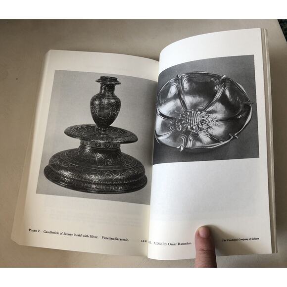 Vintage 1971 Metalwork & Enameling Gold Silversmith Dover Design SC Book Mayron - Picture 5 of 7